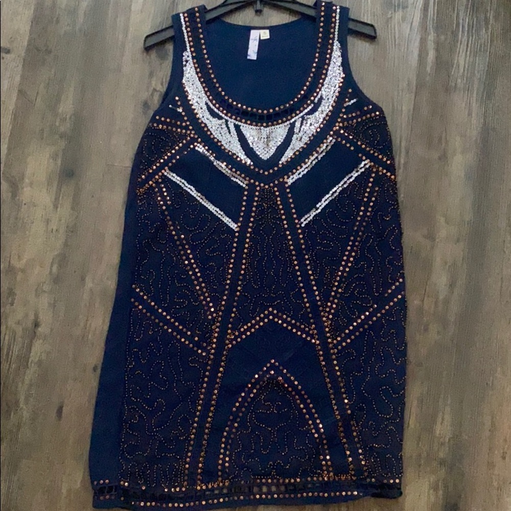 Navy Blue Formal Dress